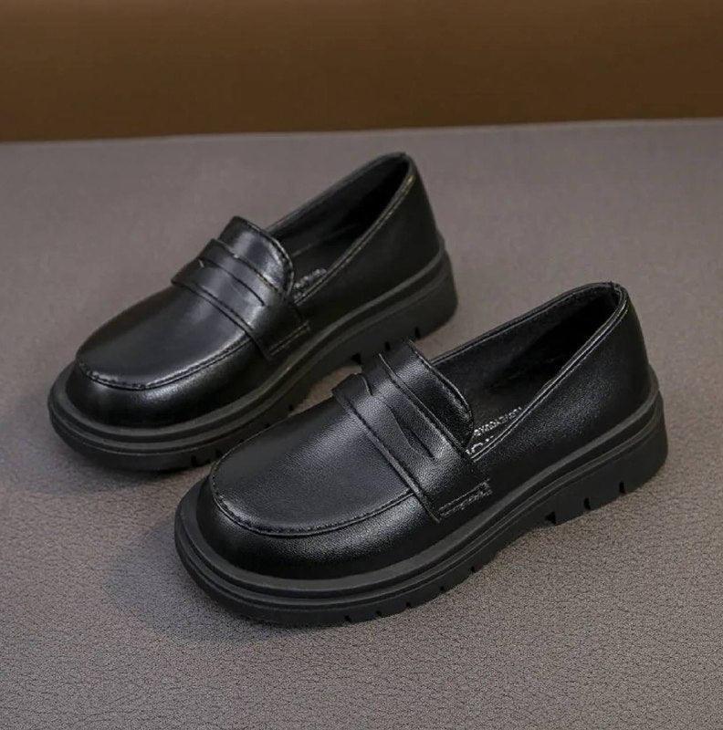 Children's Black Boys Uniform School Shoes – Fashionable & Soft - ClubOn
