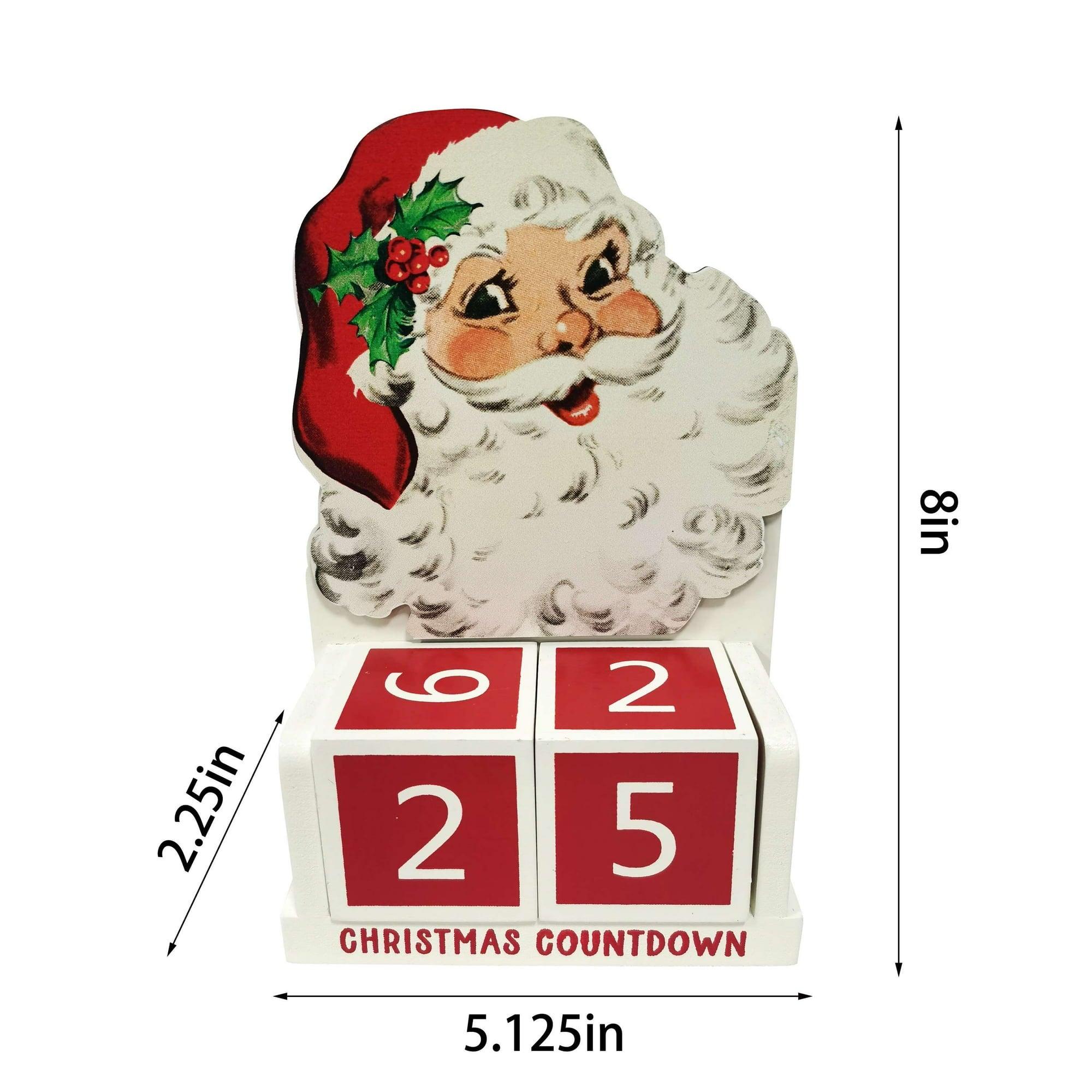 Christmas Countdown Decor – Festive Countdown Calendar for Holiday Season - ClubOn