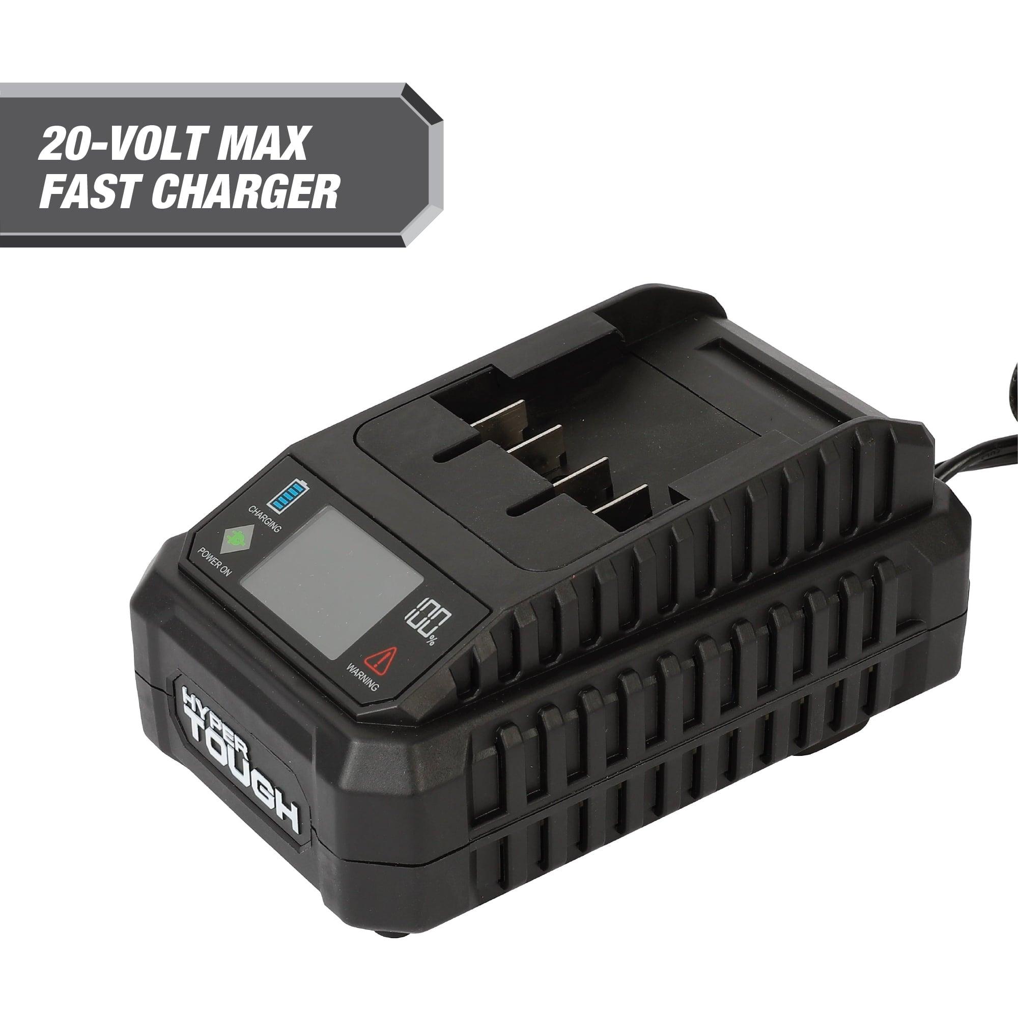 Hyper Tough Fast Charger for 20V Max Lithium-Ion Batteries - ClubOn