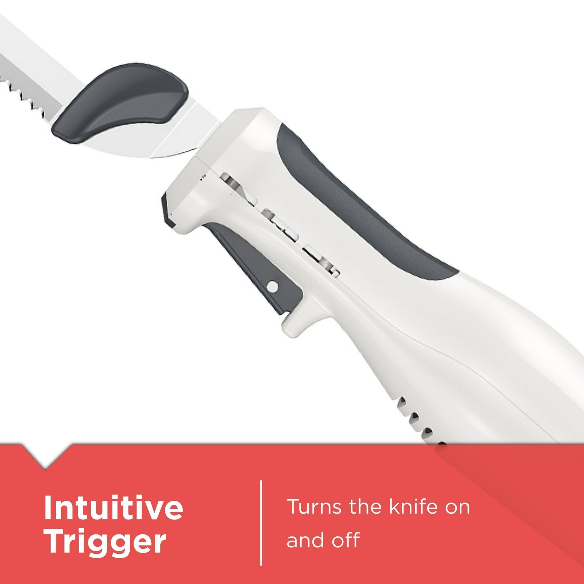 BLACK+DECKER 9-Inch Electric Carving Knife, White – EK500W - ClubOn