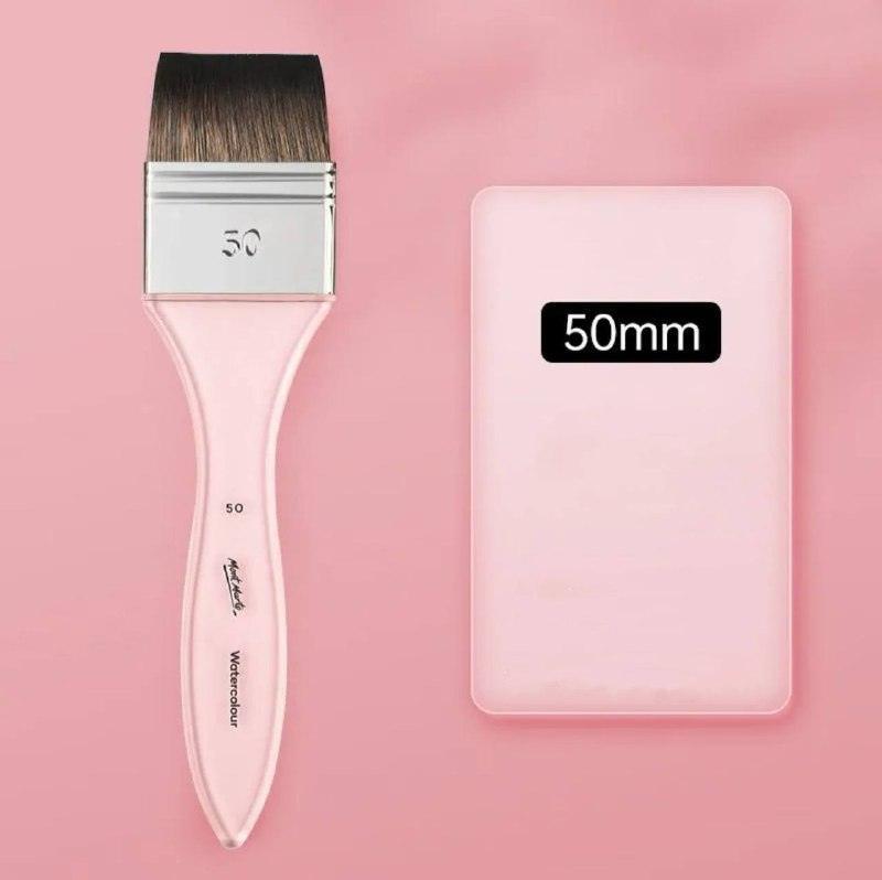 Big Flat Watercolor Paint Brush - Wall Aquarelle Art Brushes - ClubOn