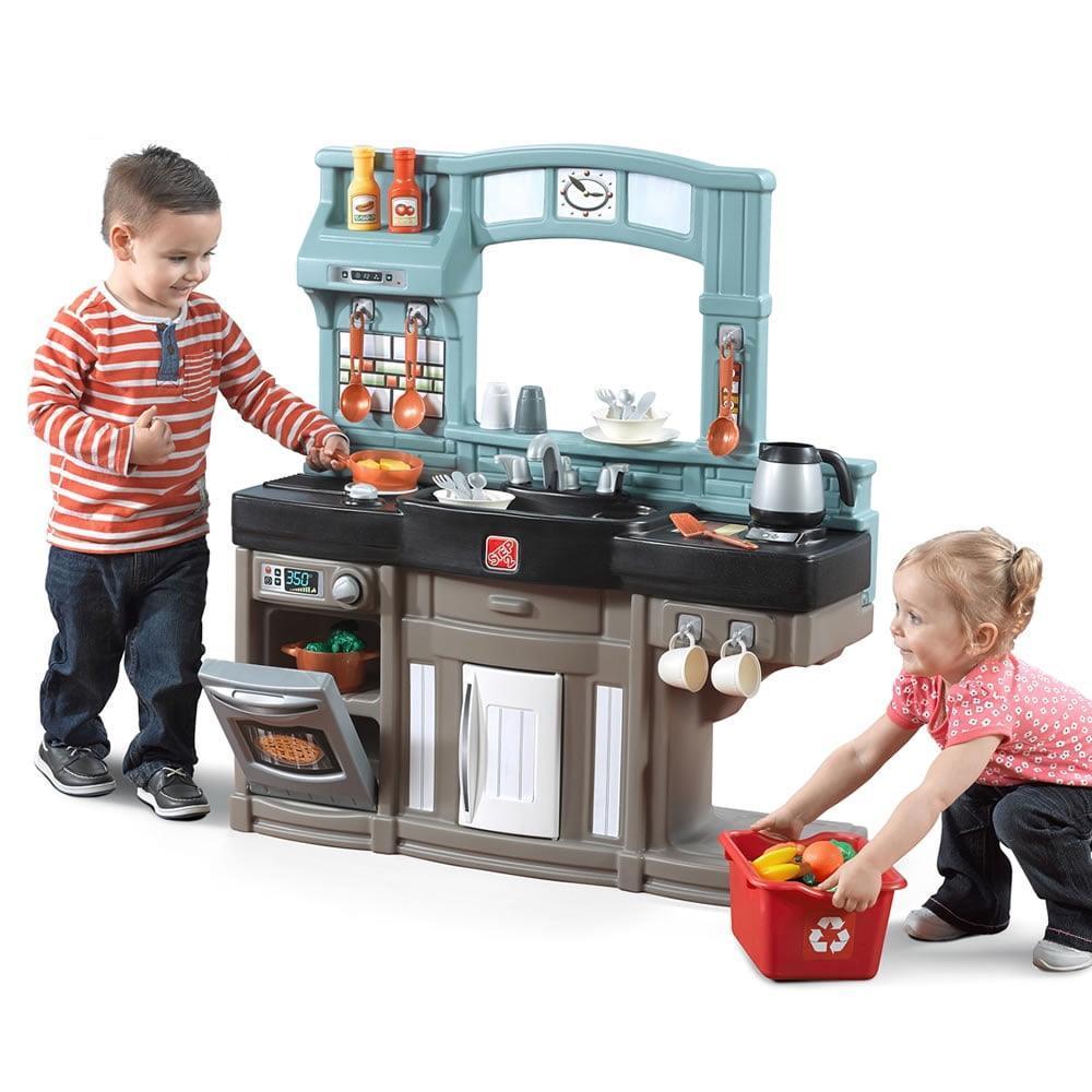Step2 Best Chef's Plastic Toddler Toy Kitchen Playset – Includes 25-Piece Kitchen Playset for Kids - ClubOn