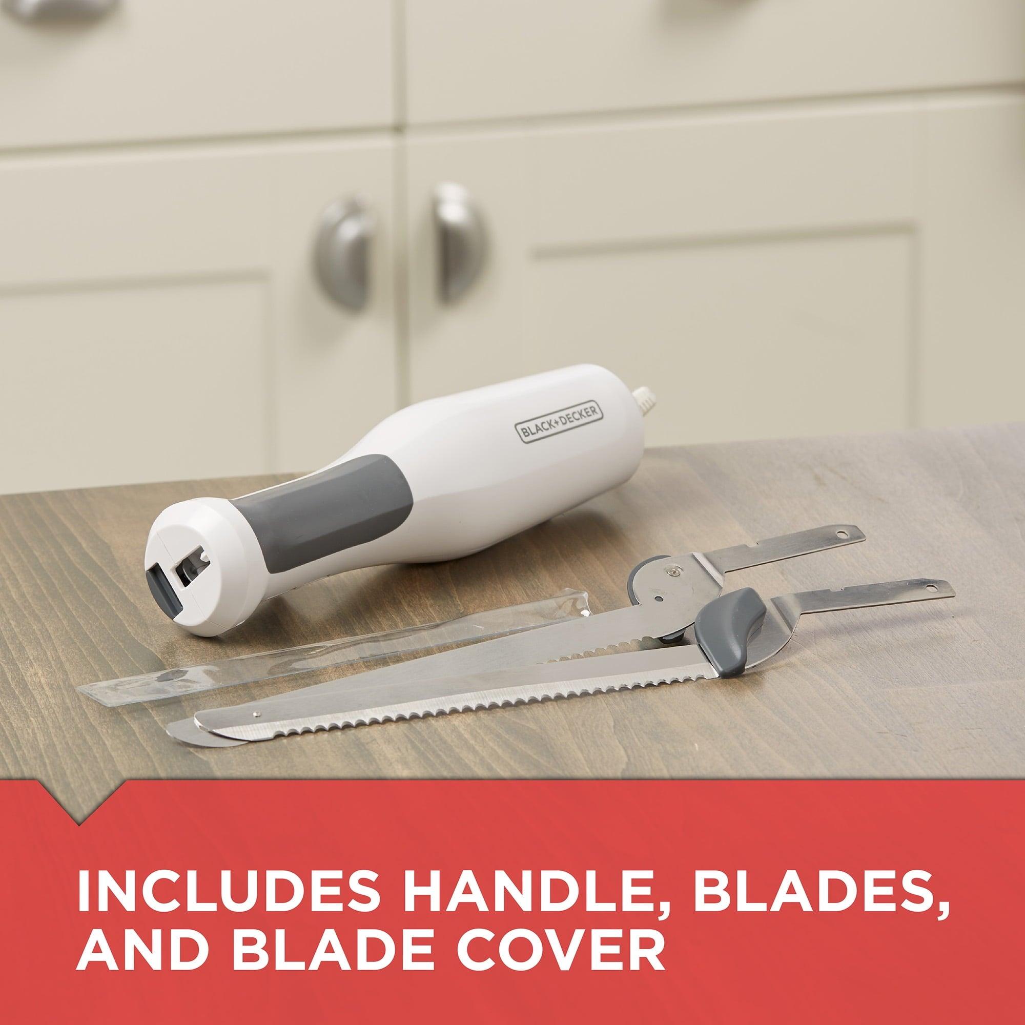 BLACK+DECKER 9-Inch Electric Carving Knife, White – EK500W - ClubOn