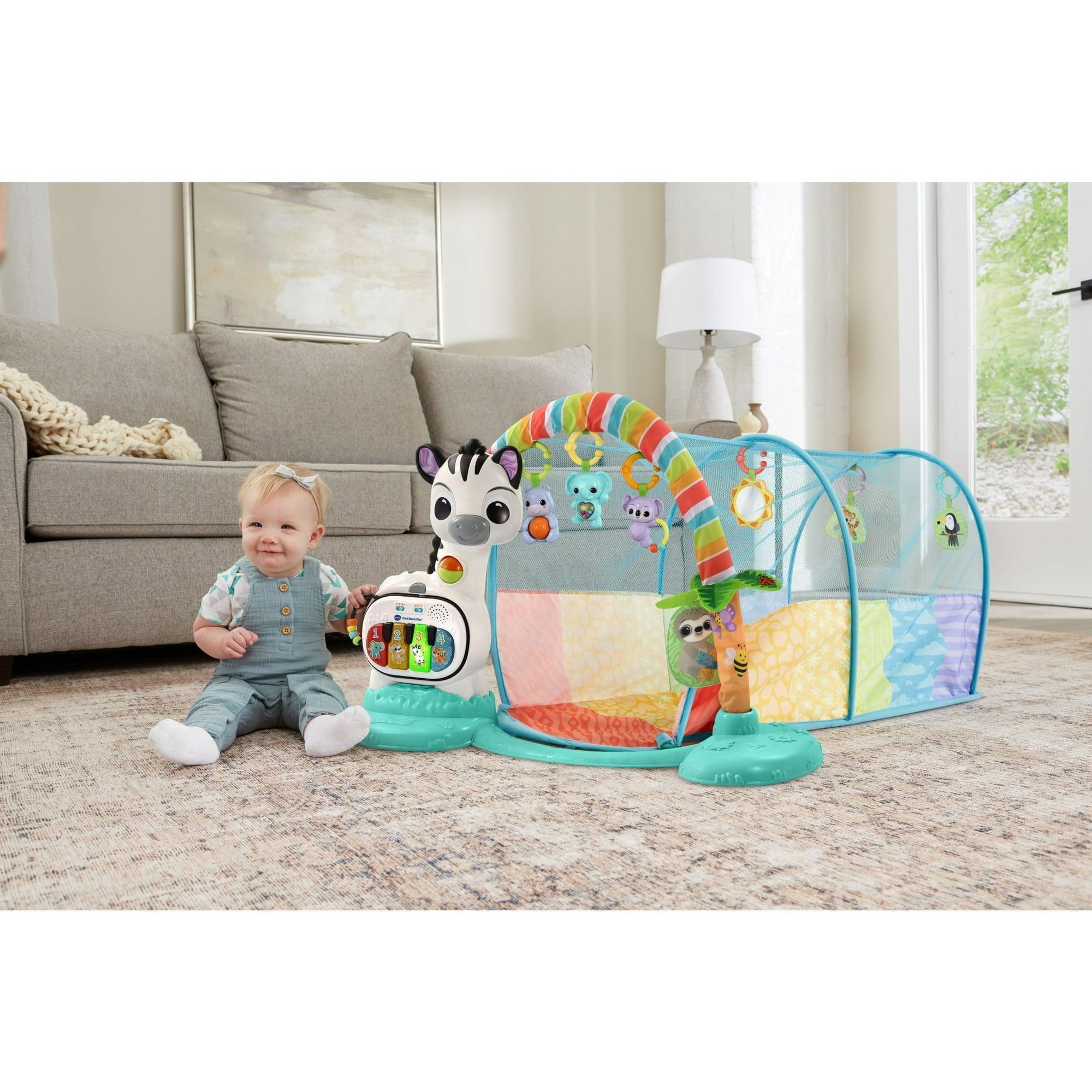 VTech 6-in-1 Tunnel of Fun™ Plush Baby Gym with Accessories, Baby & Toddler Toys - ClubOn