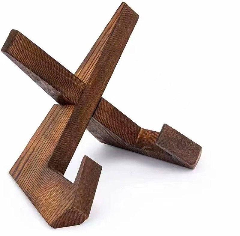 Wooden Recipe Book Stand – Photo Display & Tablet Rack - ClubOn