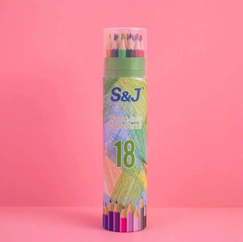 48-Color Pencil Set for Students - Ideal for Painting & Drawing - ClubOn