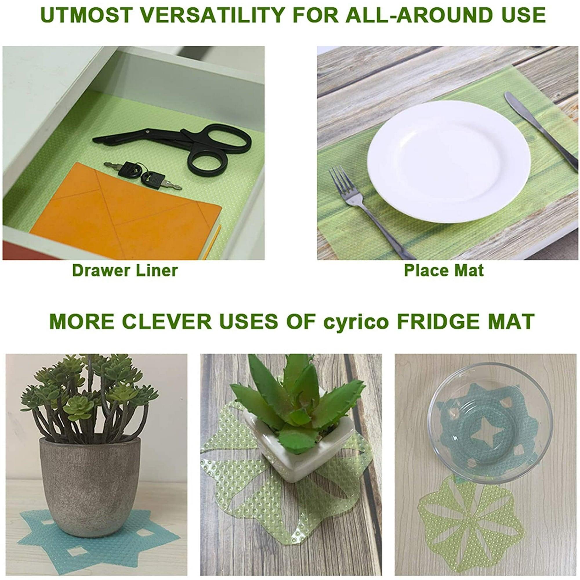 Lanney Refrigerator Liners 7pcs, Fridge Mats 12