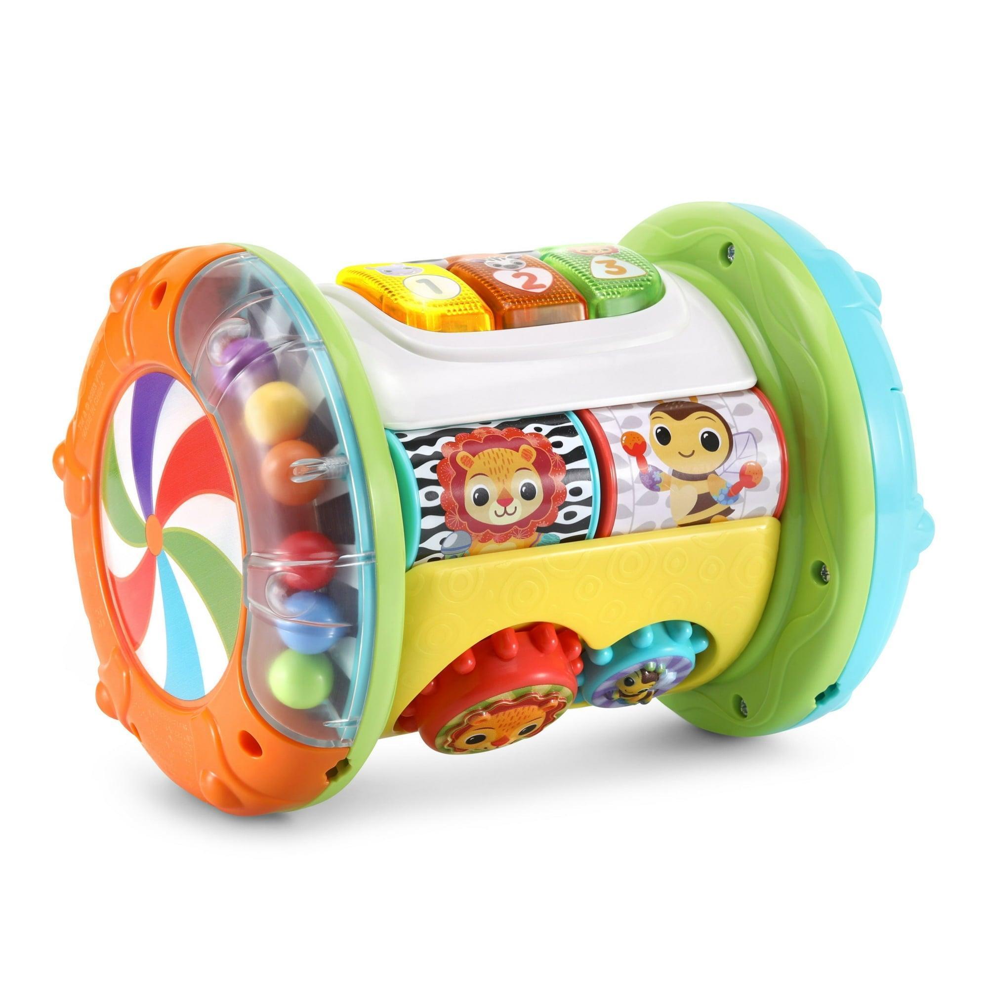 VTech Baby 2-in-1 Roll & Discover Roller Drum - Interactive Toy for Babies & Toddlers - ClubOn