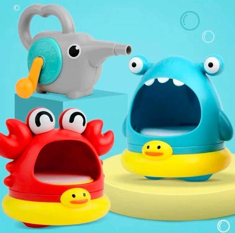 Children's Shark Bubble Machine – Baby Bath Play Bathtub Toy - ClubOn