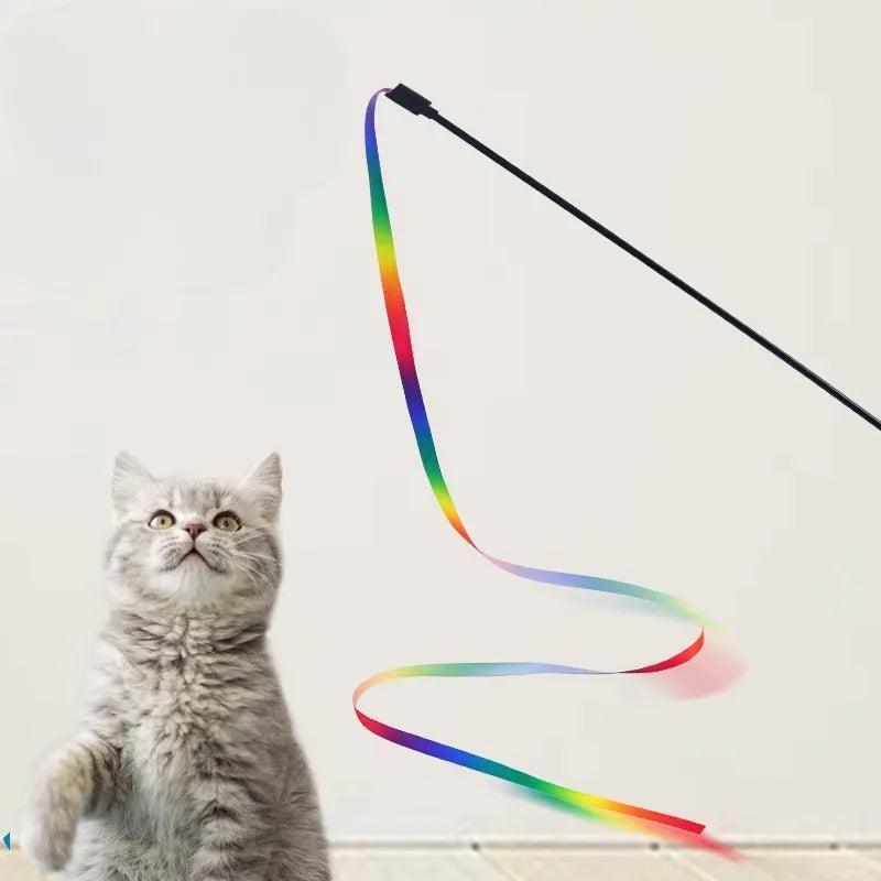 Interactive Teasing Cat Stick Toy - ClubOn