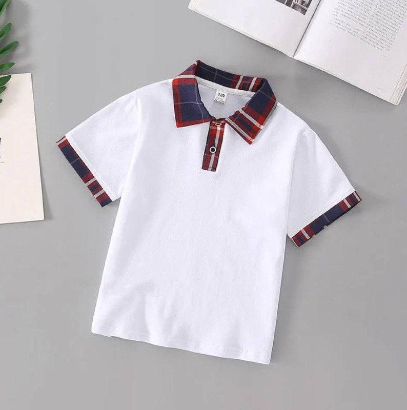Summer Primary & Secondary School Uniform – White Short-Sleeved - ClubOn