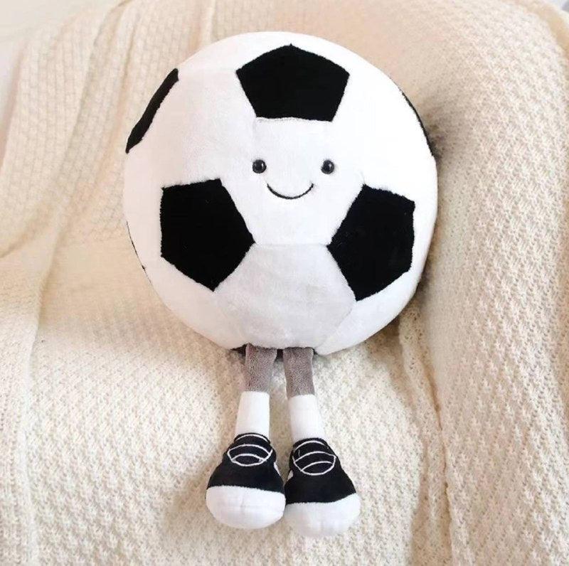 Football Plushie Toy - Basketball Pillow Cute Soft Kids Toy - ClubOn
