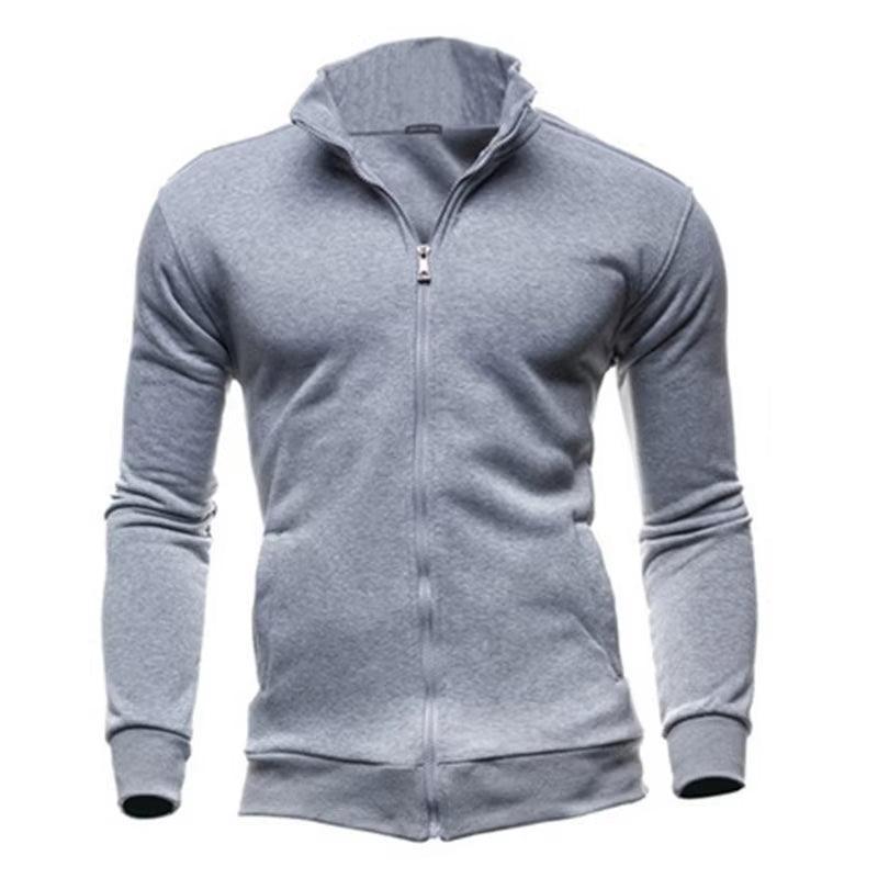 Men's Slim Fit Hooded Zipper Jacket - Thicken Warm Hoodie Coat - ClubOn