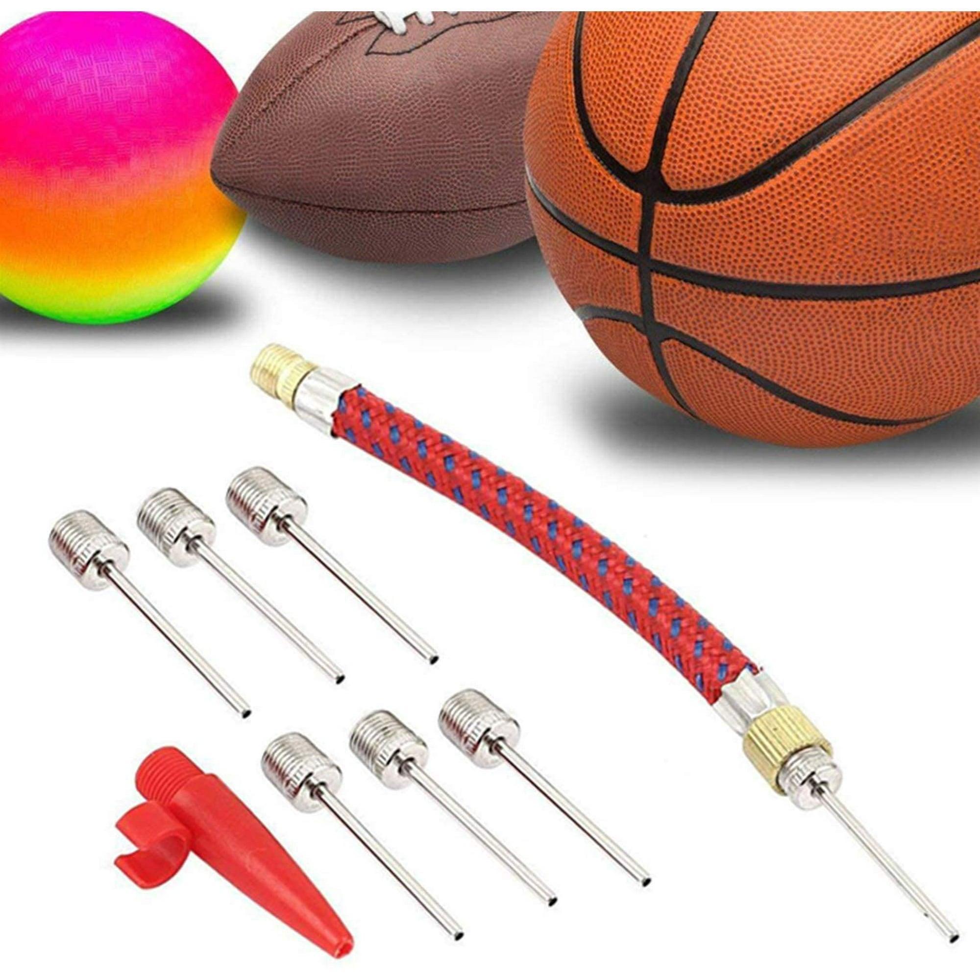 GIUGT Mini Hand Air Pump Ball Inflator Kit – Portable with Needle, Nozzle, Extension Hose for Basketball, Football, Soccer, Bike - ClubOn