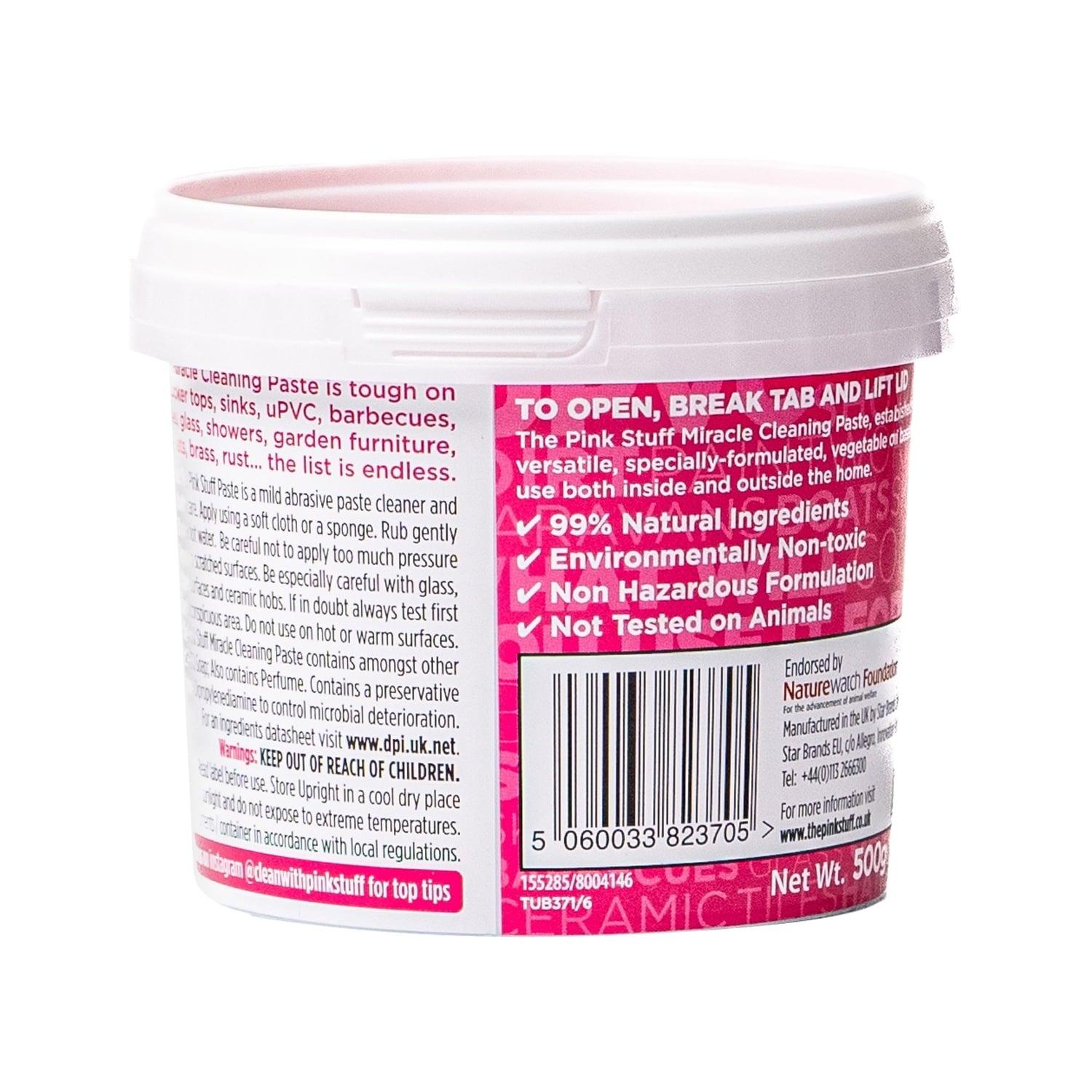 The Pink Stuff Miracle Cleaning Paste, All-Purpose Cleaner, 17.63 oz - ClubOn