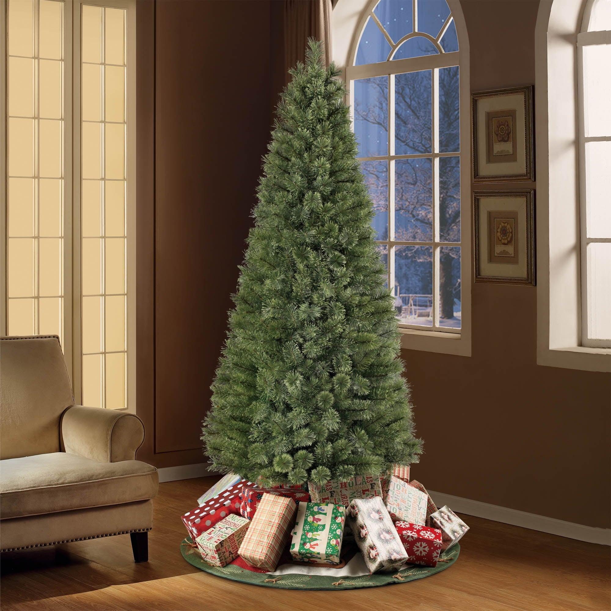 7' Unlit Artificial Brighton Cashmere Christmas Tree with Tree Stand, by Holiday Time - ClubOn