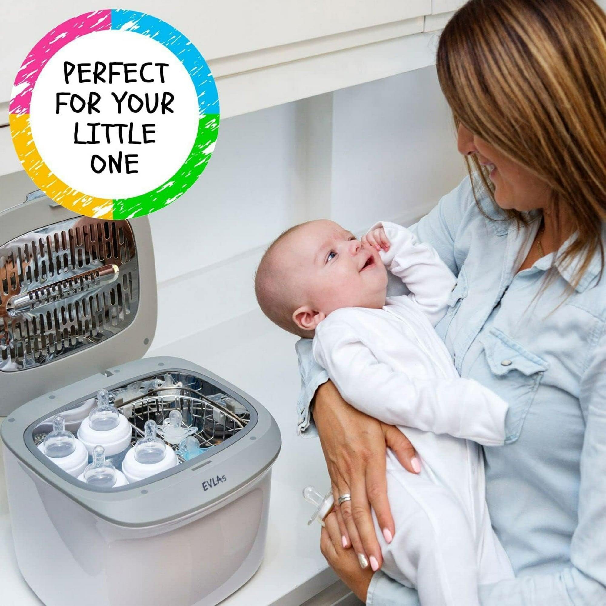 EVLA'S Baby Bottle 4-in-1 Sanitizer & Sterilizer – Sterilize, Disinfect, Dry, Store - ClubOn