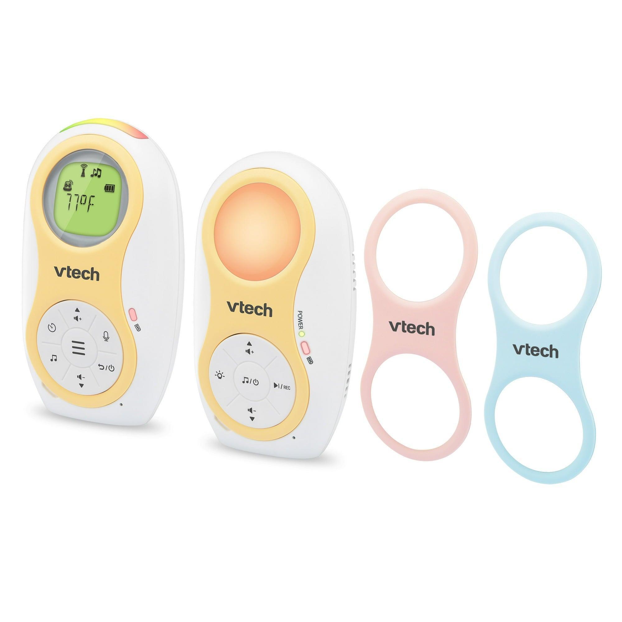 VTech DM1215 Enhanced Range Digital Audio Monitor with Dual Unit Rechargeable Battery & Night Light - ClubOn