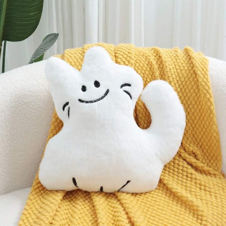 Cartoon Cat Pillow – Decorative Office Cushion for Home & Sofa - ClubOn