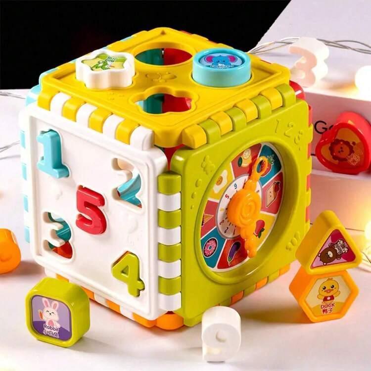 Toddler Activity Cube - Shape Sorting Toy for Boys & Girls - ClubOn