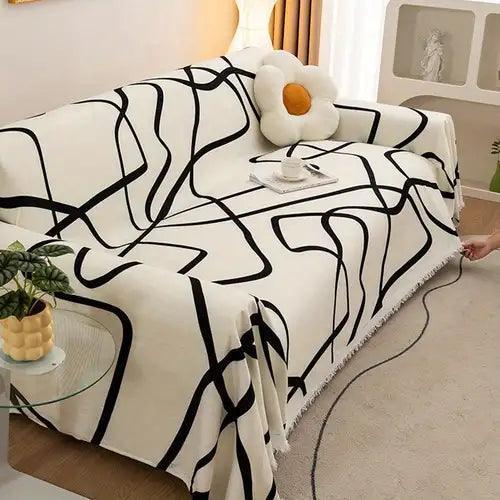 Printed Chenille Towel Protector Blanket – Soft & Durable - ClubOn