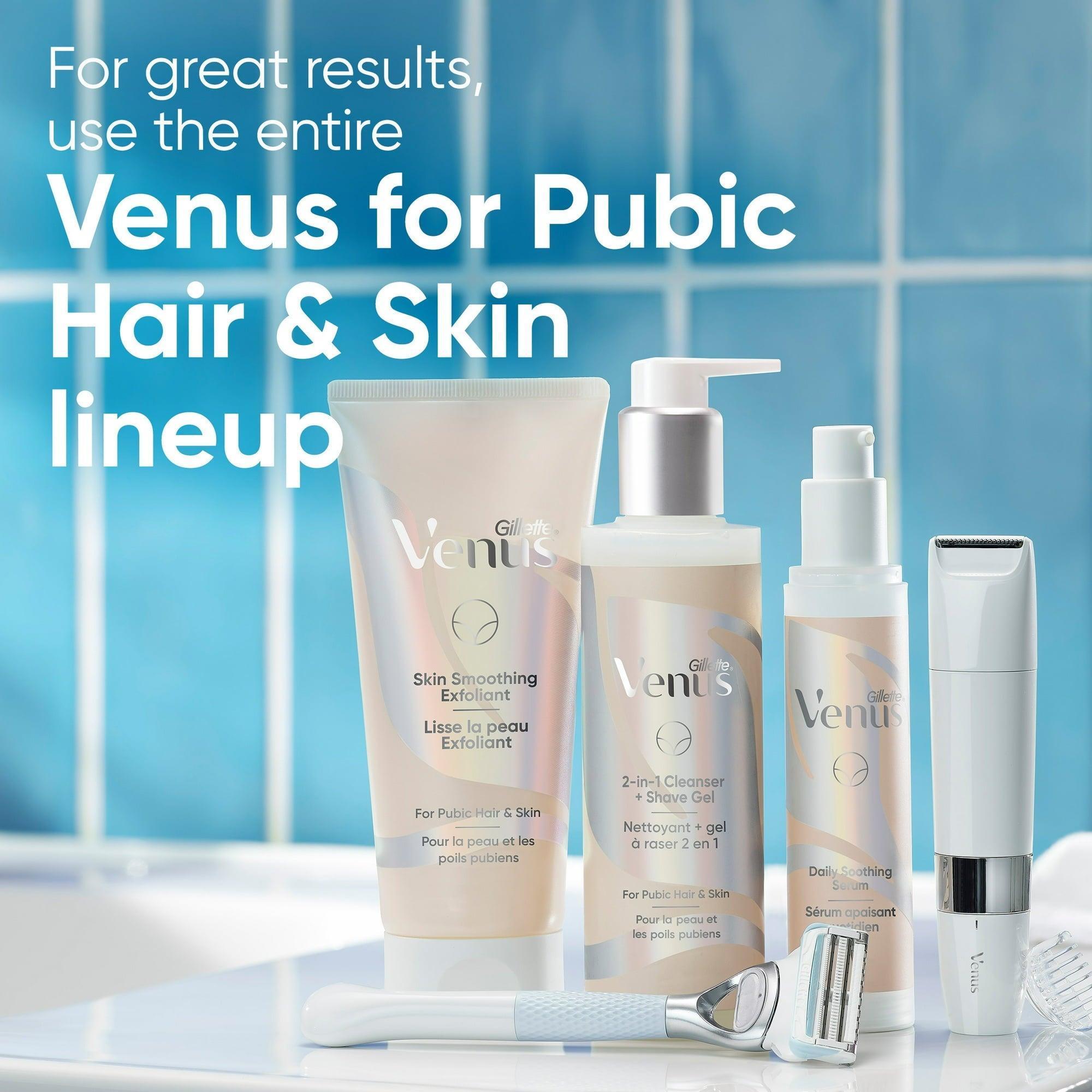 Gillette Venus for Pubic Hair & Skin Female Gentle Electric Trimmer - ClubOn