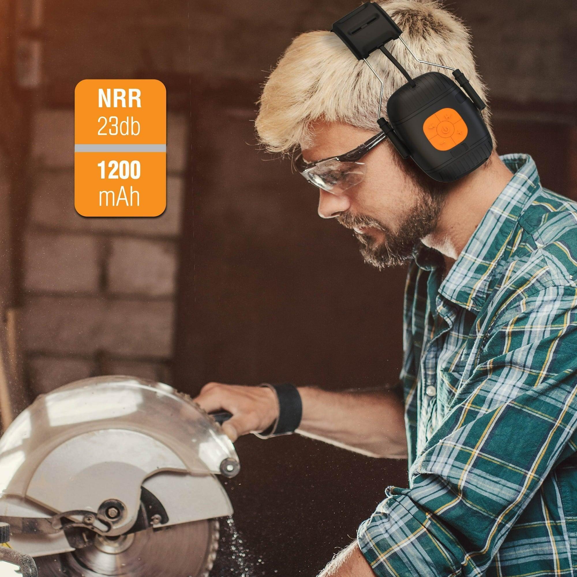 Tzumi Sound Guards Noise-Cancelling Bluetooth Headphones, Hearing Protection Ear Muffs - ClubOn