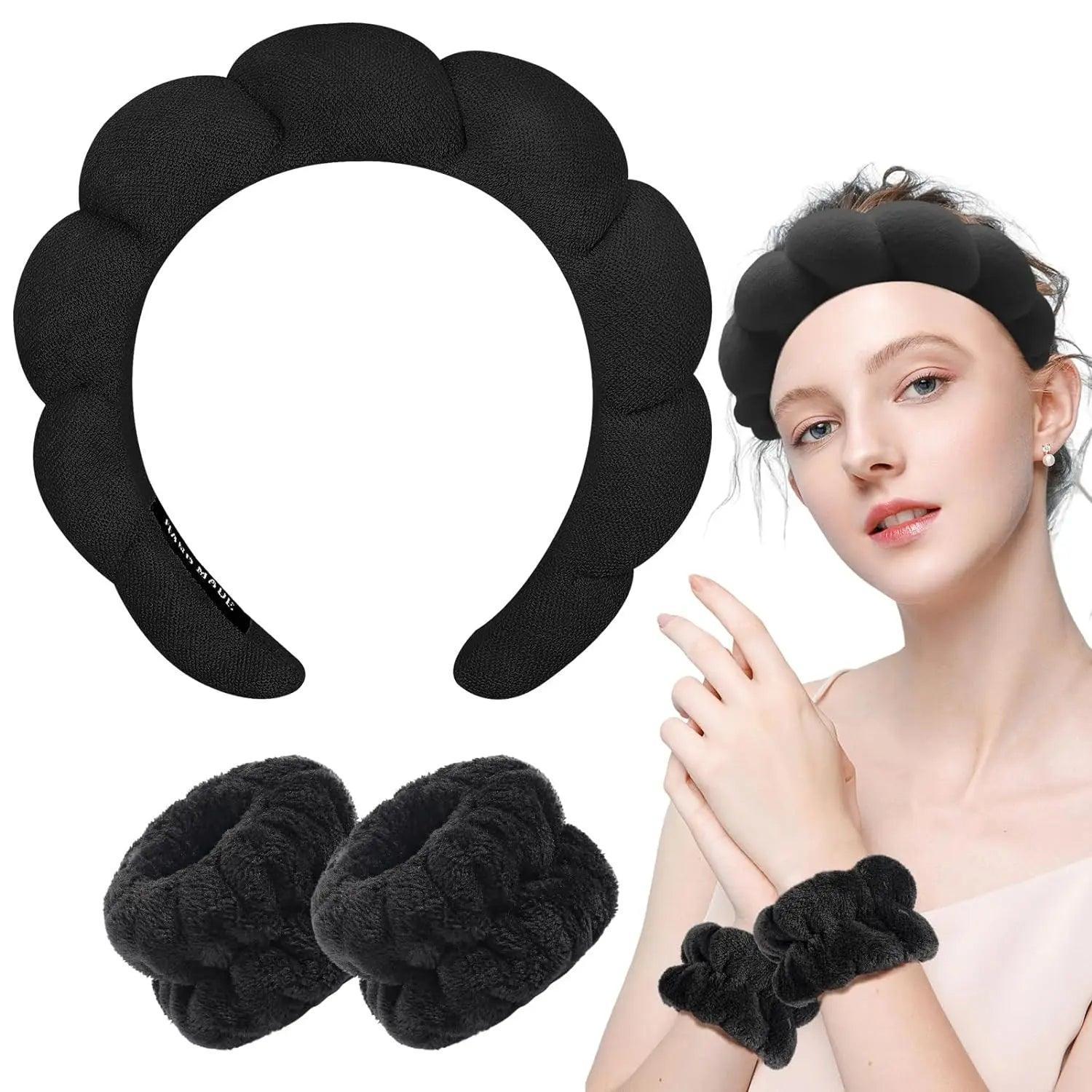 18-Piece Postpartum Headband & Skincare Set – Hair Accessories for Makeup & Facial Care - ClubOn