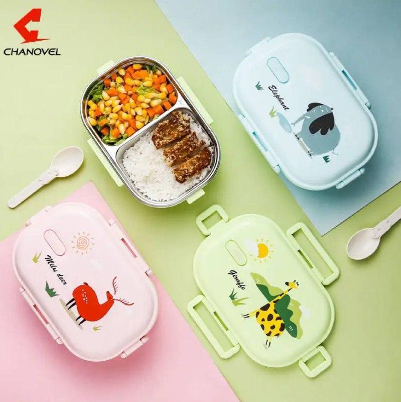 Stainless Steel Cute Lunch Box for Kids - Durable Food Container - ClubOn