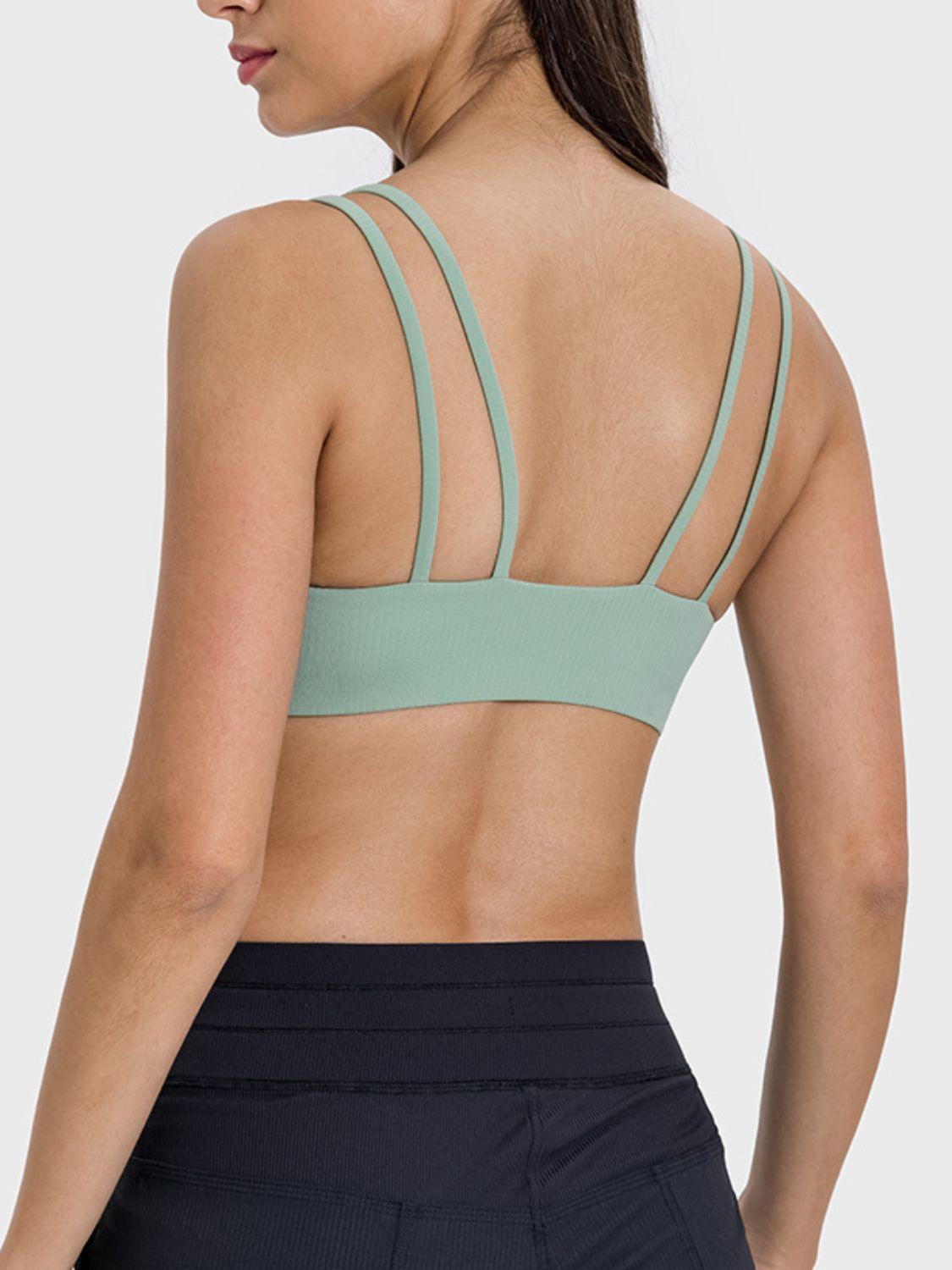 Millennia Scoop Neck Double Strap Active Cami - ClubOn