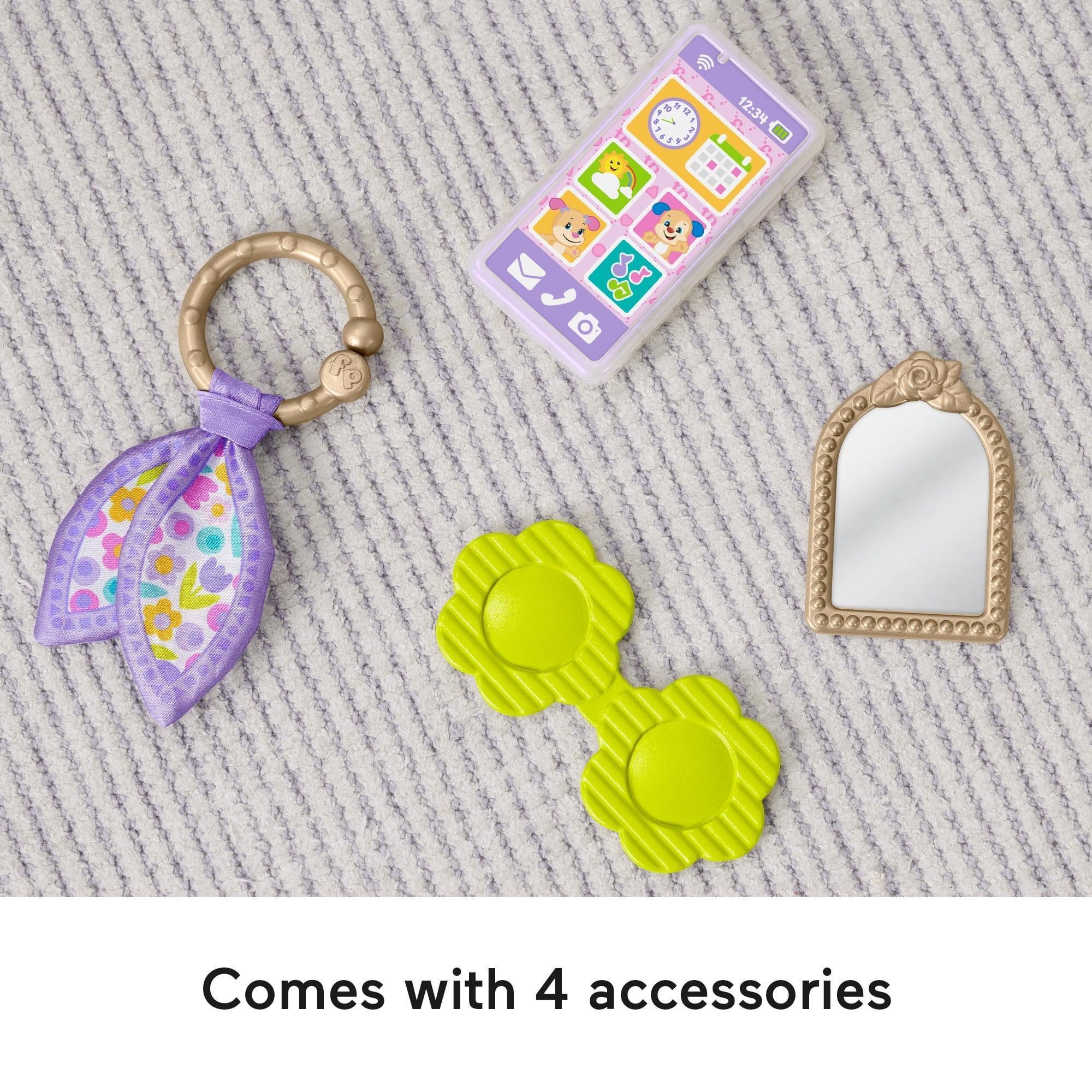 Fisher-Price Laugh & Learn Going Places Learning Toy Purse & Accessories, Ages 6+ Months, Plastic - ClubOn