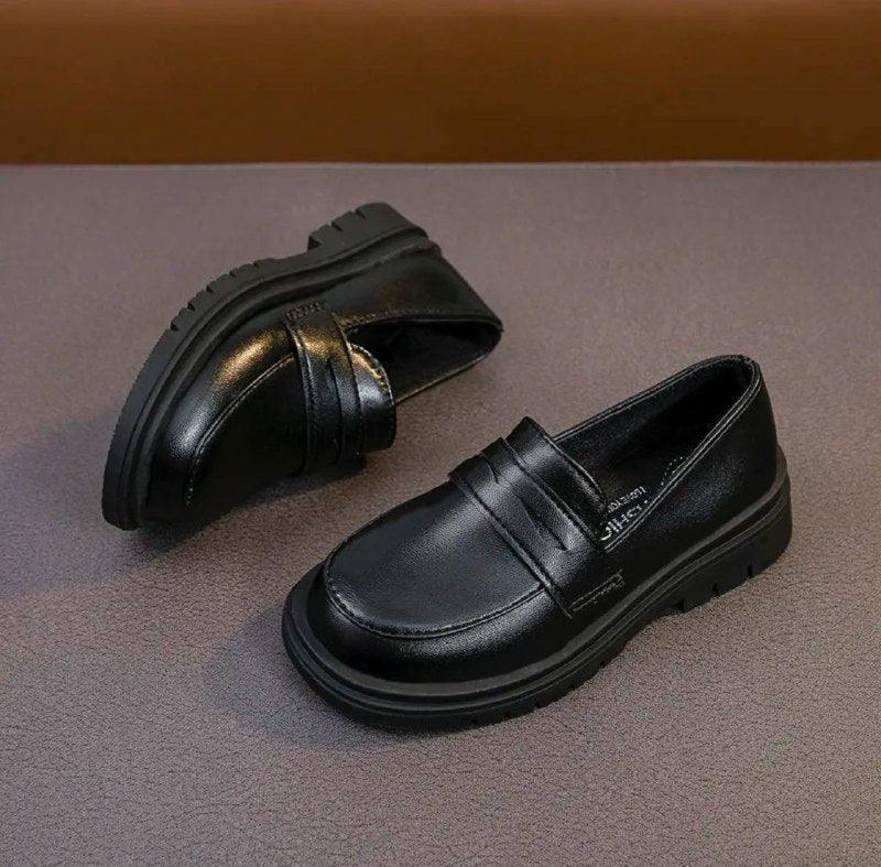 Children's Black Boys Uniform School Shoes – Fashionable & Soft - ClubOn
