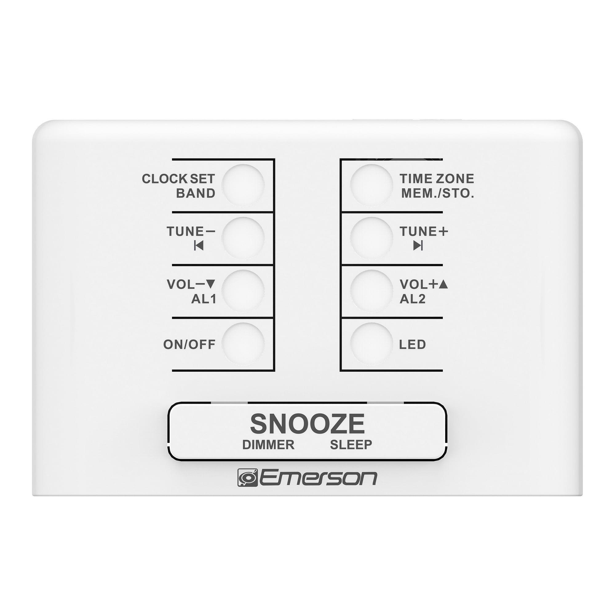Emerson Smartset PLL AM/FM Dual Alarm Clock Radio – 0.9