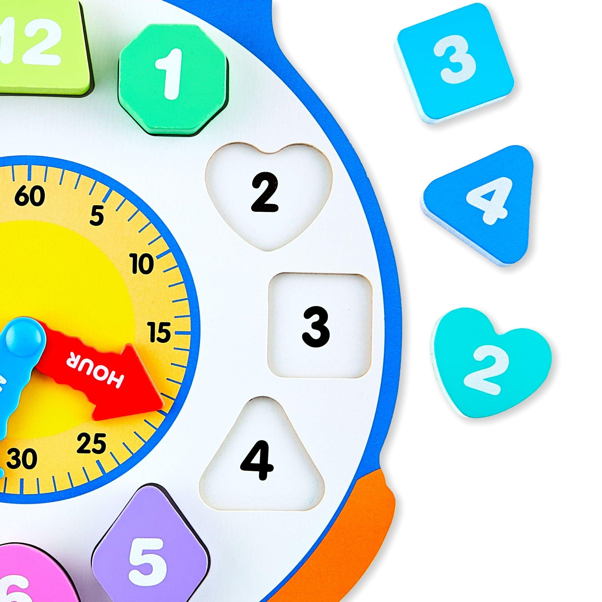 Spark Create Imagine Wooden Penguin Clock Puzzle, 13 Pieces, Baby & Toddler Toy - ClubOn