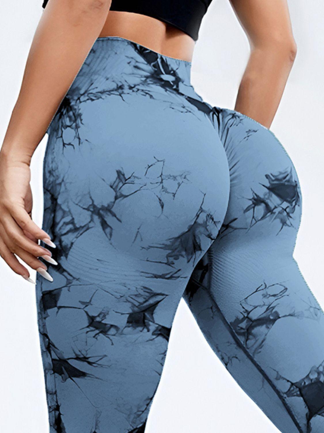 Tie-Dye High Waist Active Leggings – Stylish & Stretchy Fit - ClubOn
