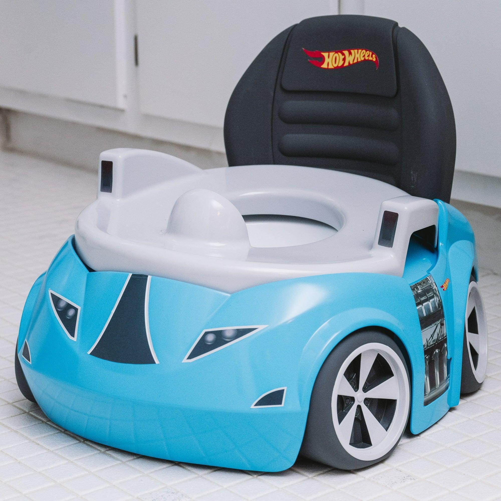 Hot Wheels Blue Race Car Potty Training Toilet, Detachable Seat, Toddlers 12+ Months - ClubOn