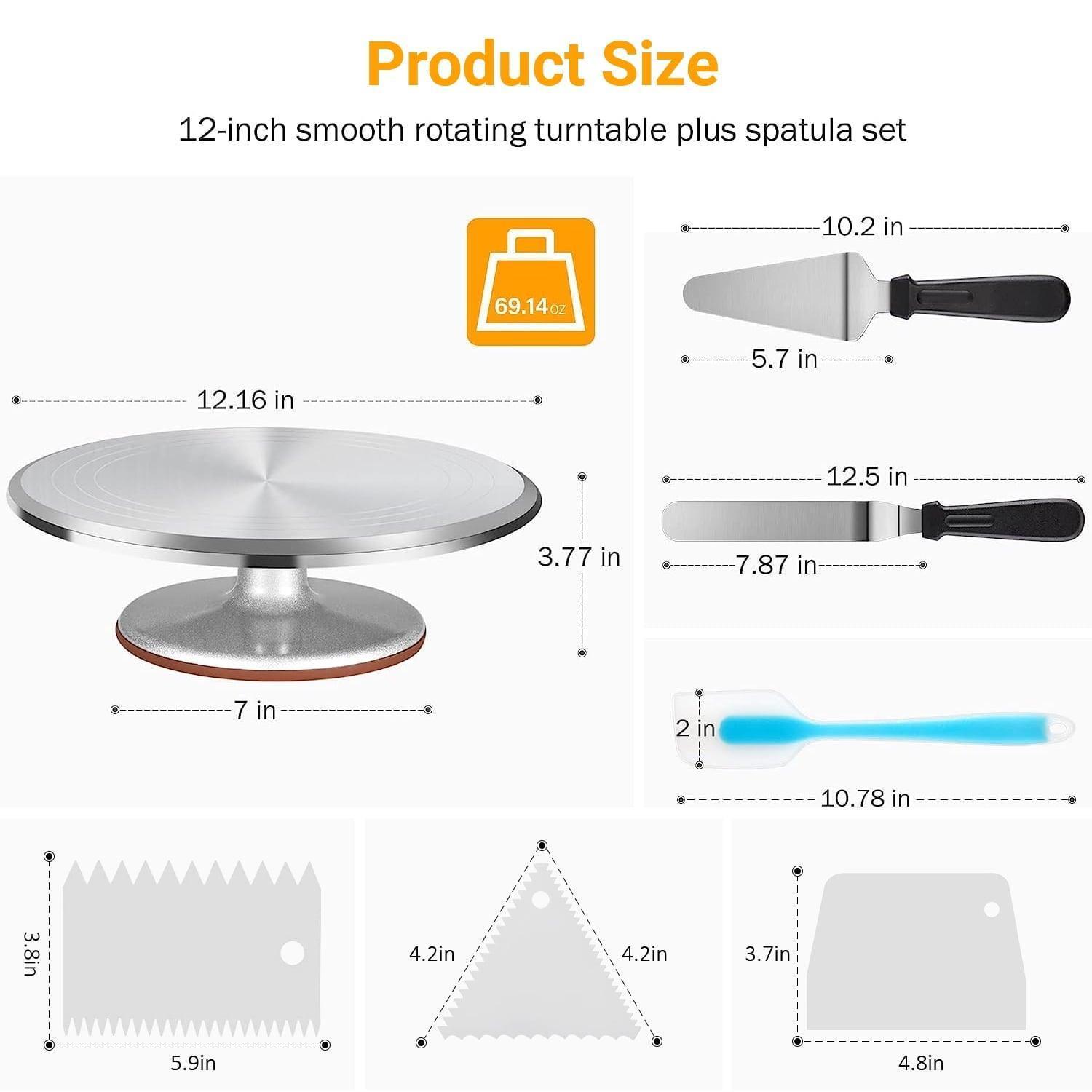 FOUKUS Cake Decorating Kit with 12