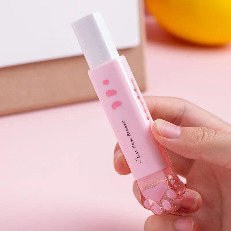 Kawaii Cat Paw Portable Rubber Eraser - Cute Stationery - ClubOn