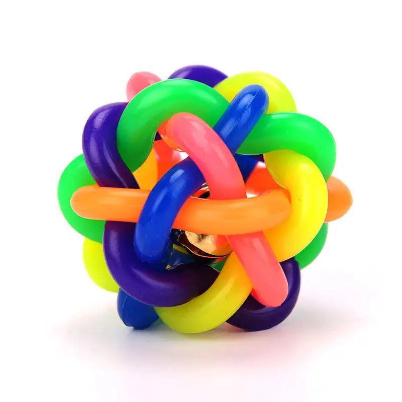 PVC Colorful Bell Toy Balls for Cats & Dogs - ClubOn
