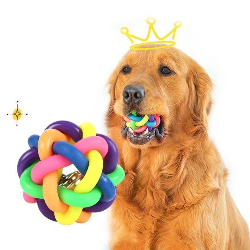 PVC Colorful Bell Toy Balls for Cats & Dogs - ClubOn