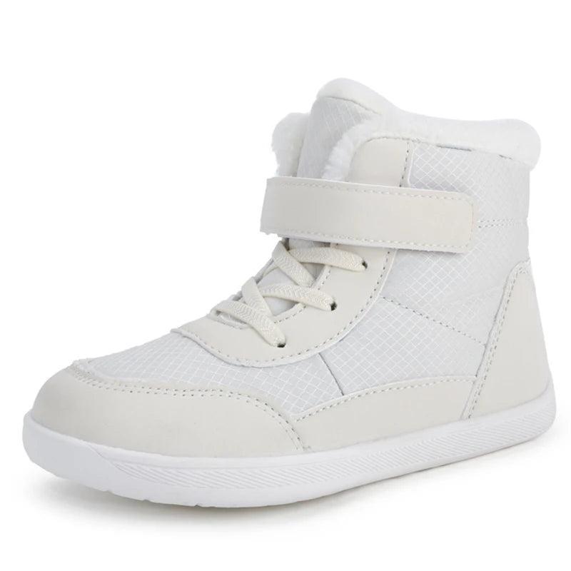 Kids Wide Toe Barefoot Snow Boots - Winter Minimalist Sneakers - ClubOn