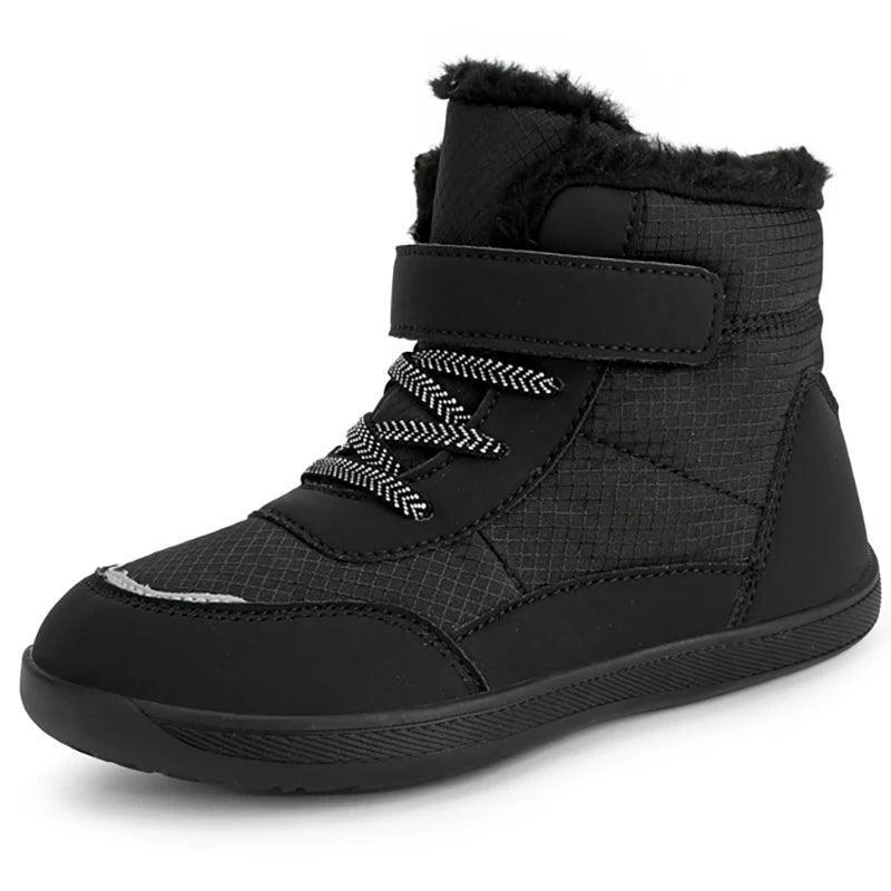 Kids Wide Toe Barefoot Snow Boots - Winter Minimalist Sneakers - ClubOn