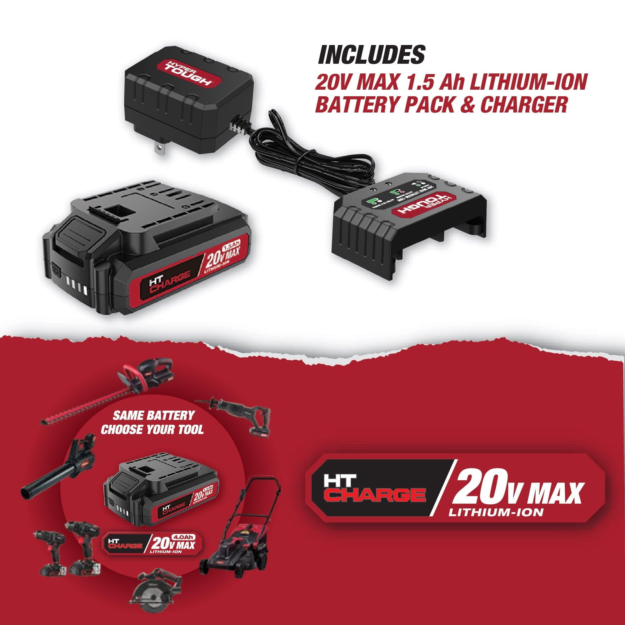 Hyper Tough 20V Max Brushless Cordless Cut-Off Tool, 1.5Ah Battery & Charger - ClubOn