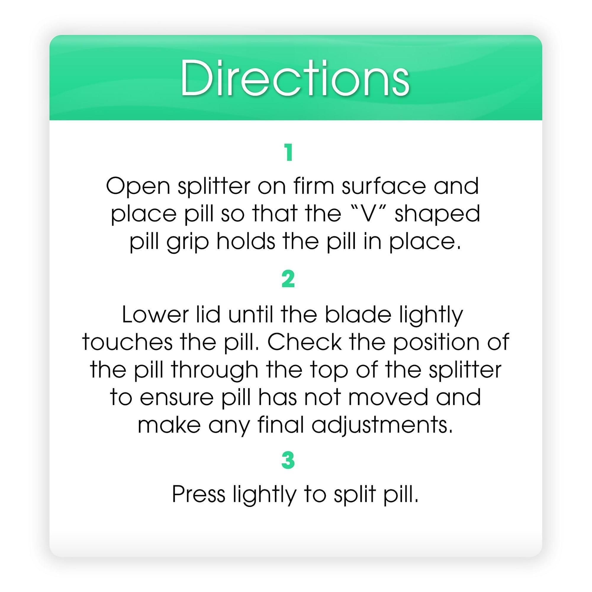 Equate Ultra Pill Splitter with Retracting Blade Guard, 1 Count - ClubOn