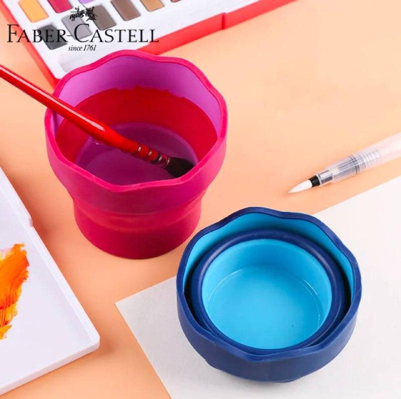 Faber-Castell Foldable Retractable Multi-Function Brush Washing Bucket – Rubber - ClubOn