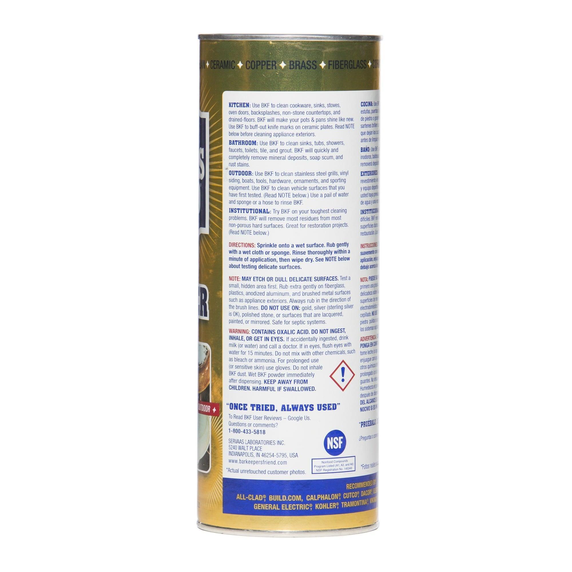 Bar Keepers Friend Cleanser Powder, 21oz - ClubOn