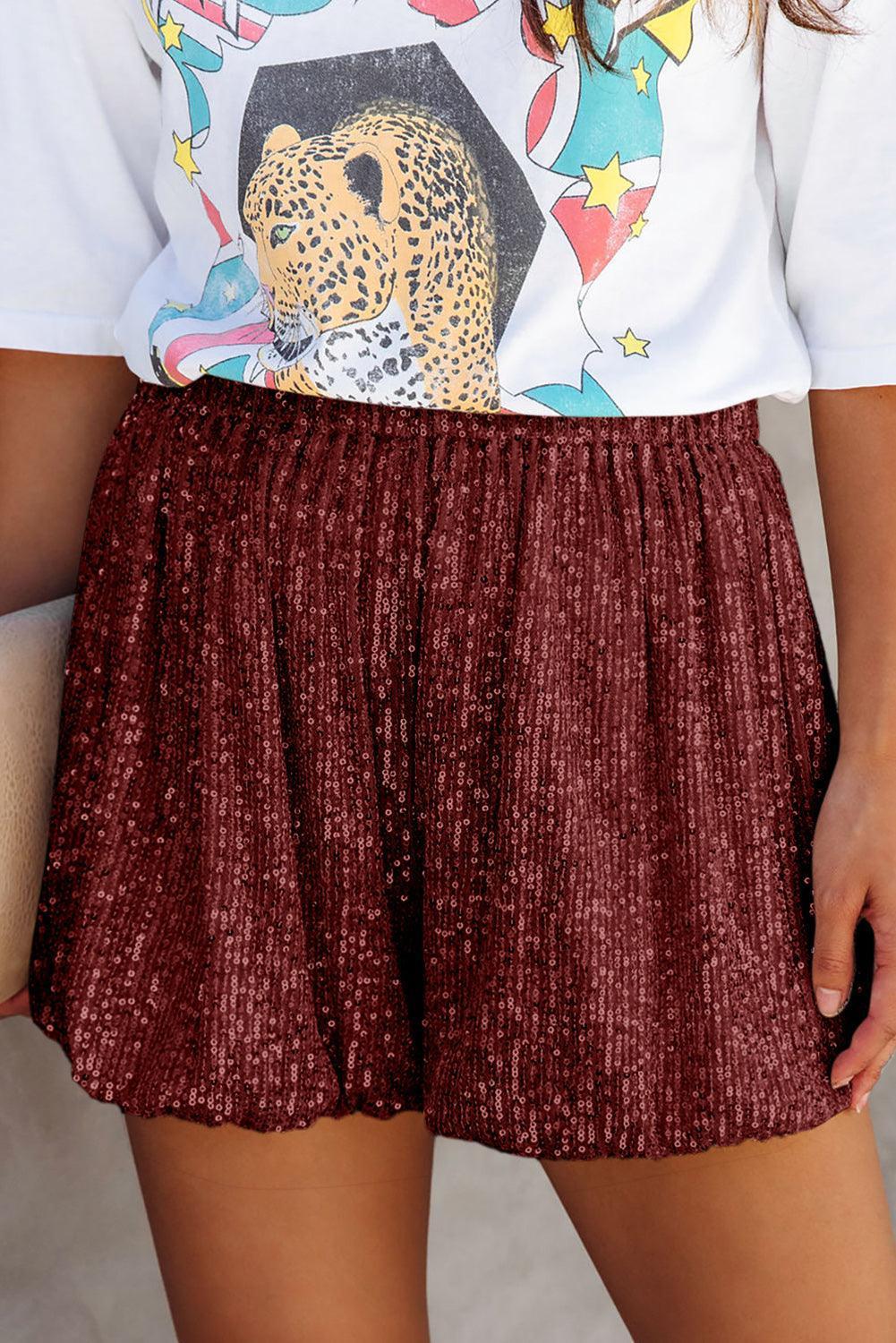 Sequin Shorts – Polyester & Elastane Blend, Opaque (S-XL) - ClubOn