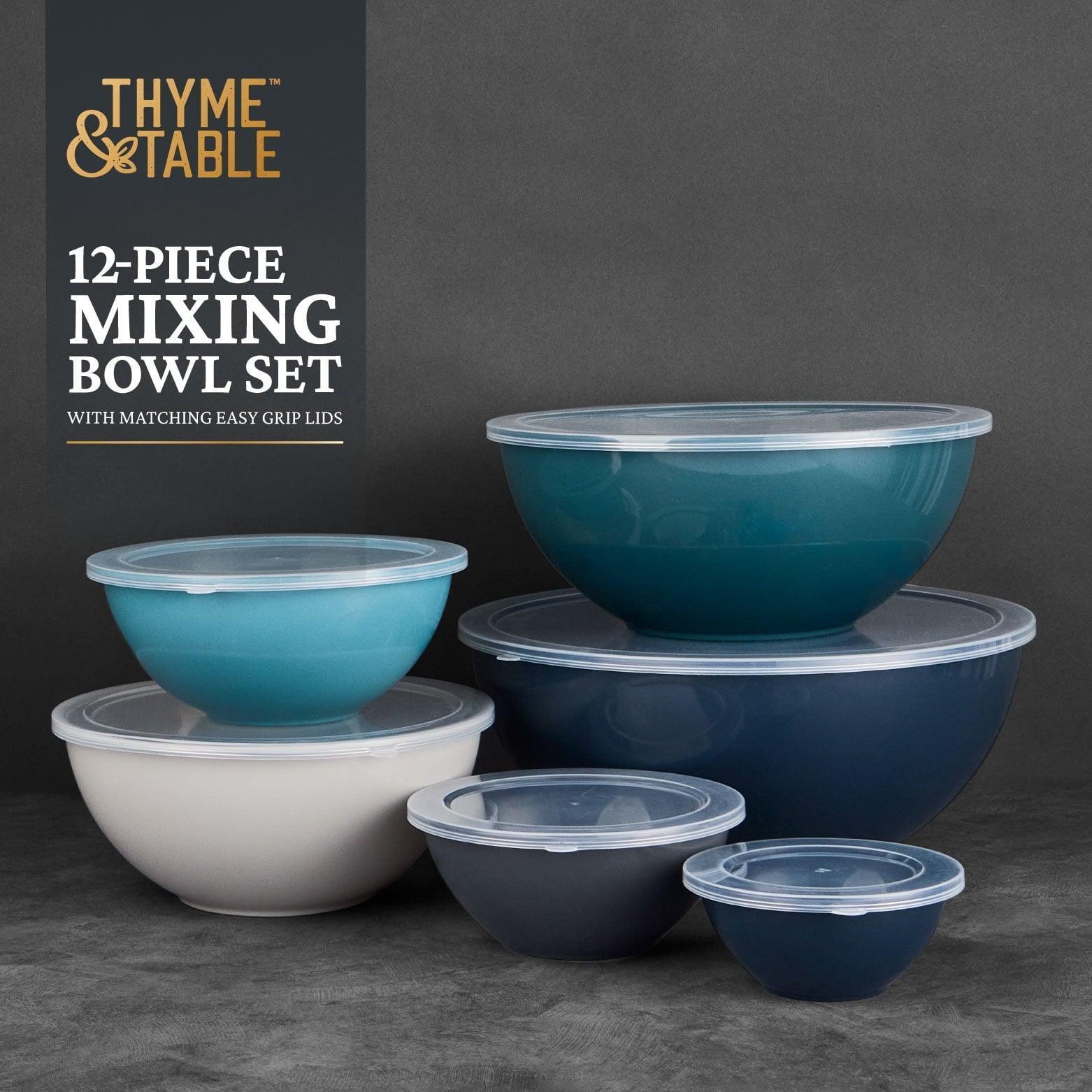 Thyme & Table 12-Piece Mixing Bowl Set, Blue - ClubOn