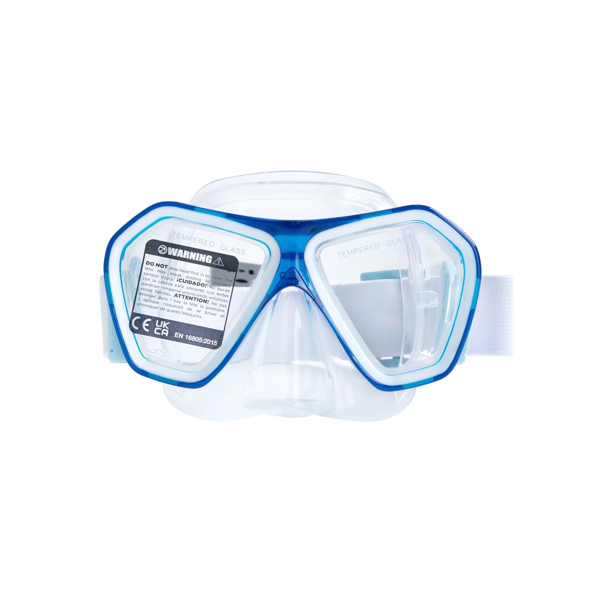 U.S. Divers Toucan Jr Snorkeling Mask for Kids, Blue/White - ClubOn