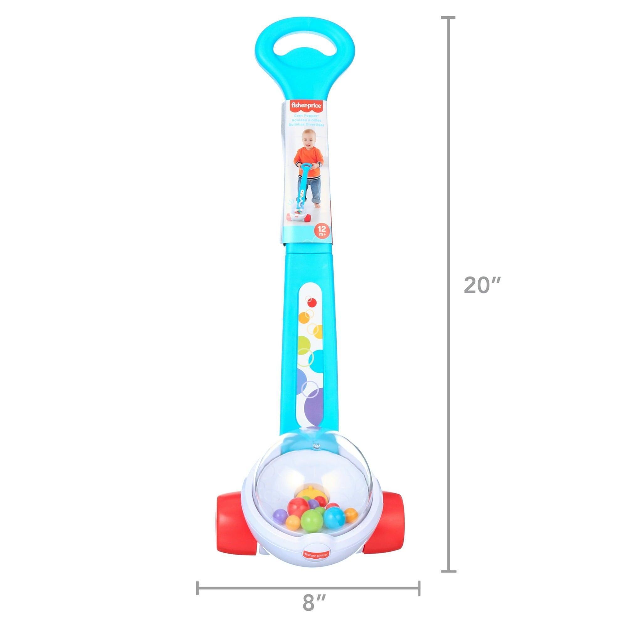 Fisher-Price Corn Popper Push Toy with Ball-Popping Action – For Infants and Toddlers - ClubOn